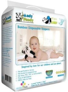 Andy Pandy Eco-Friendly Premium Bamboo Disposable Diapers