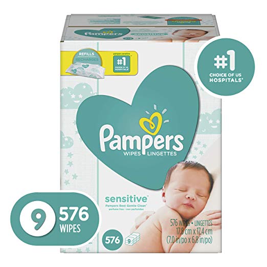 Pampers Sensitive WaterBased Baby Diaper Wipes Diapers Reviews